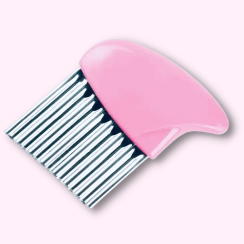 Pink Crinkle Wax Melt Cutter